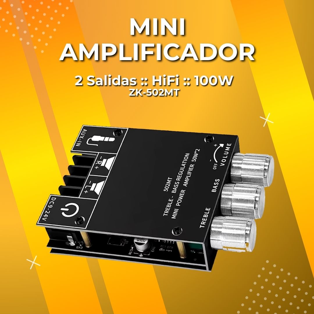 Amplificador ZK-502MT